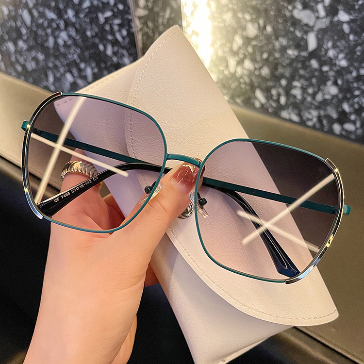 2026 New Trendy Fashion Sunglasses Korean Style Square Oval Sunglasses for Women Personalized Uv Protection Glasses Sunglasses