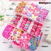 Children's hair clip hair ring hairpin headdress set box