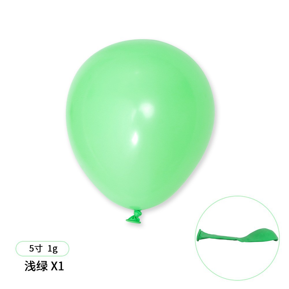 Round Matte 5-inch Light Green 200/1 Pack