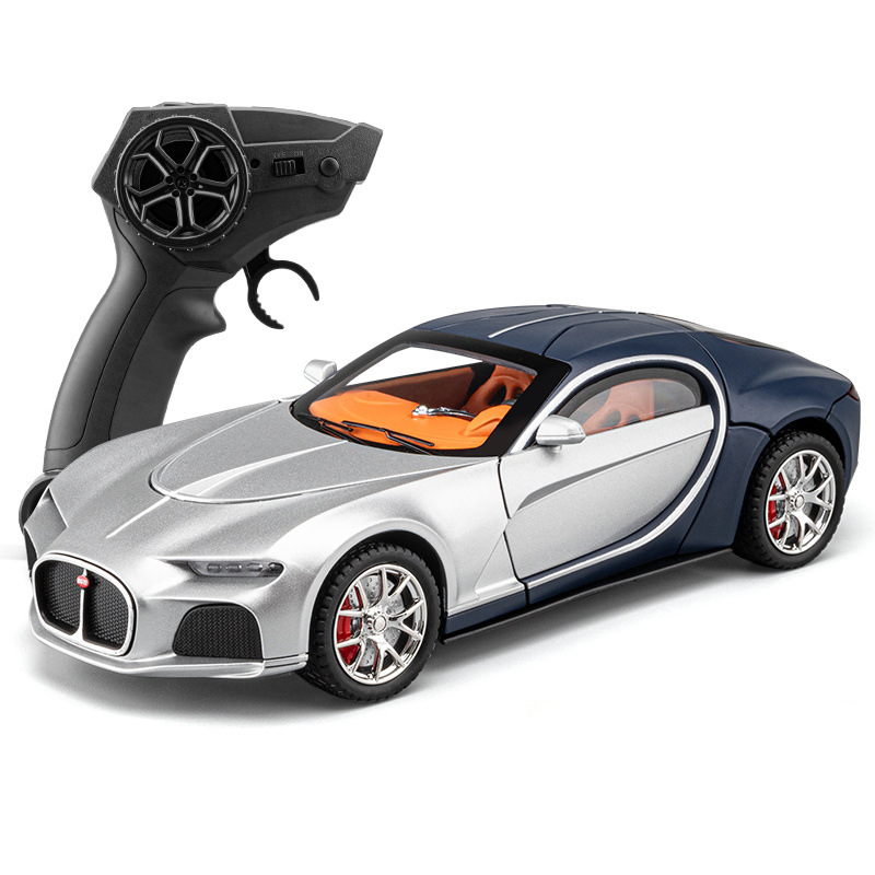 1: 24 Control remoto modelo de automóvil deportivo de aleación del Atlántico control remoto dirección acústica y óptica regalo de cumpleaños estudiante premio de examen