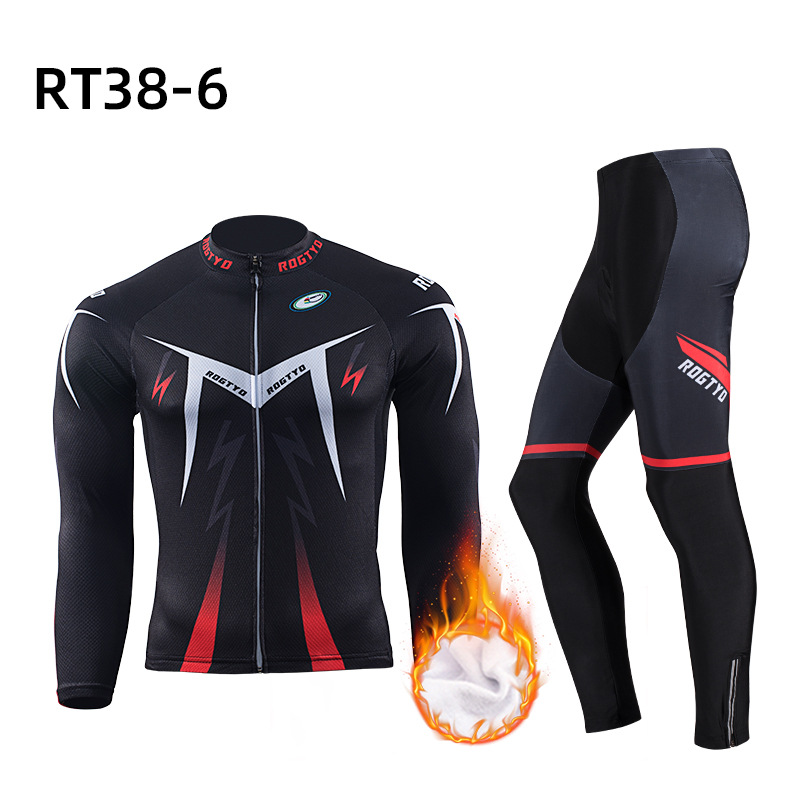 Moto de montaña conjunto de ropa de ciclismo calentamiento pantalones de mangas largas primavera y otoño invierno al aire libre ropa deportiva para hombres y mujeres
