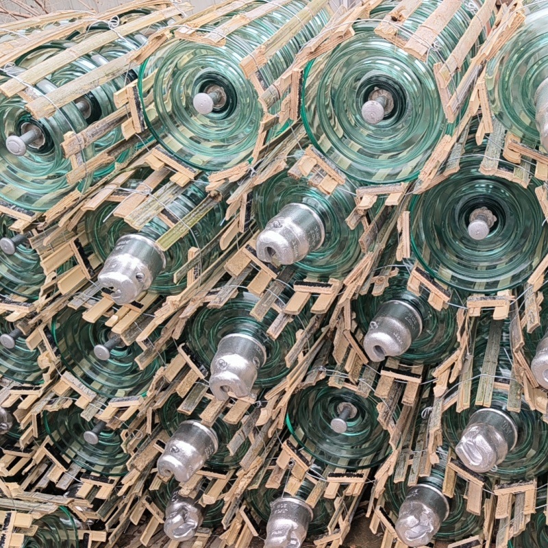 U300盘形悬浮钢化气动玻璃绝缘子，带锌层高压