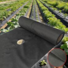 LC厂家无纺布园艺地布农用防草布除草抑草保湿生态果园果树防草