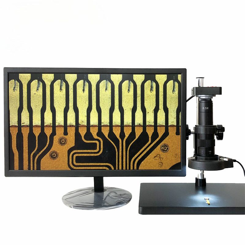 奥微思4K高清工业电子显微镜 视频检测放大测量PCB电路板钟表维修