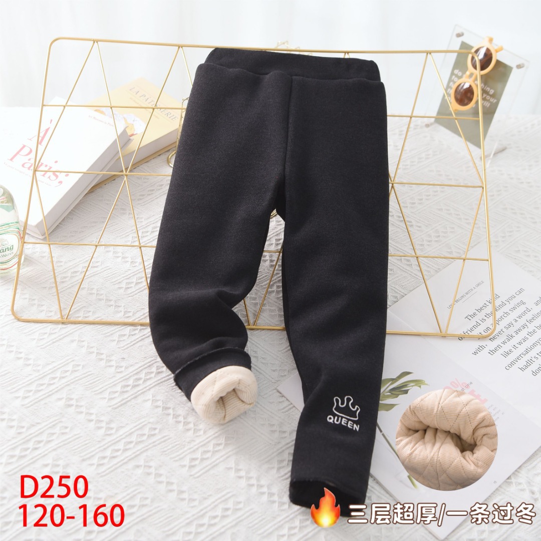 Winter children's cotton leggings