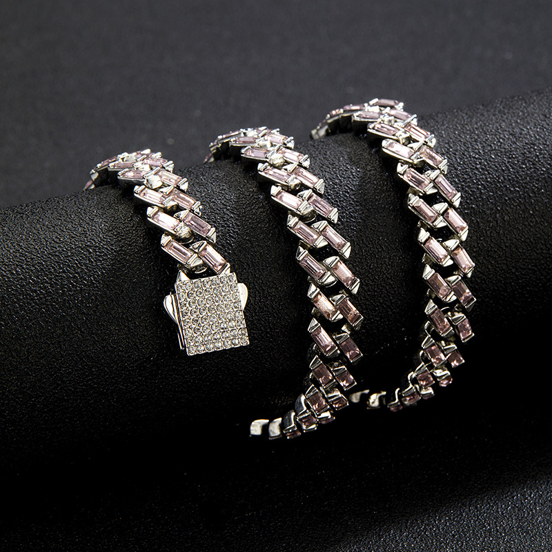 Fashion Geometric Alloy Inlay Rhinestones Unisex Sweater Chain 1 Piece