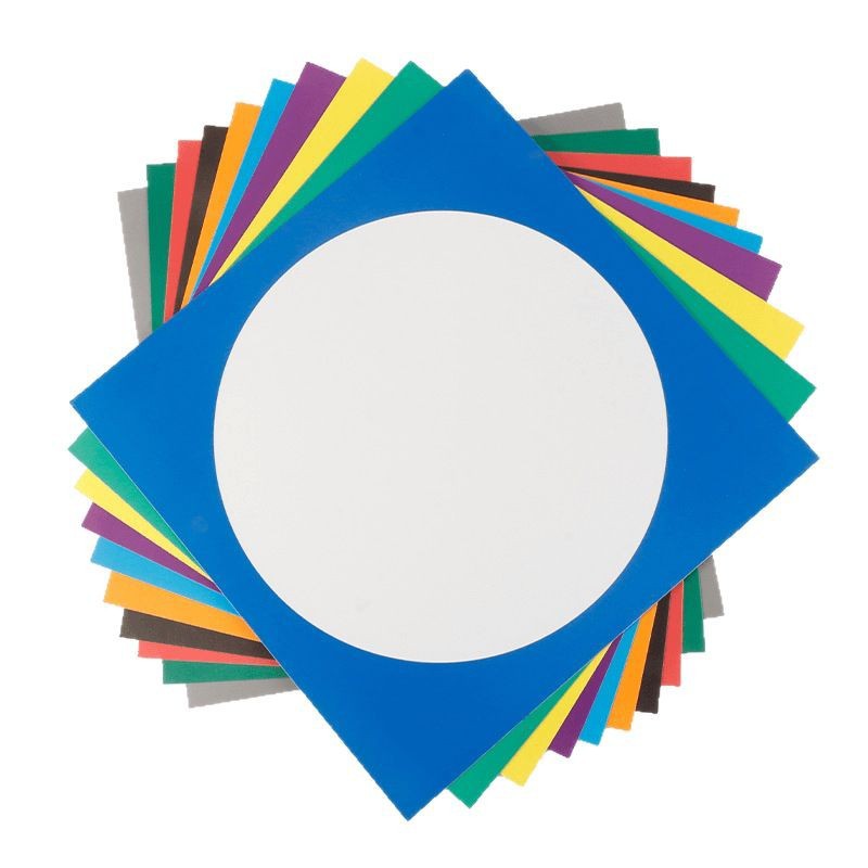 Pintura circular china exterior dibujo en blanco pintura circular caligrafía artesanal marco de pintura de color papel tinta