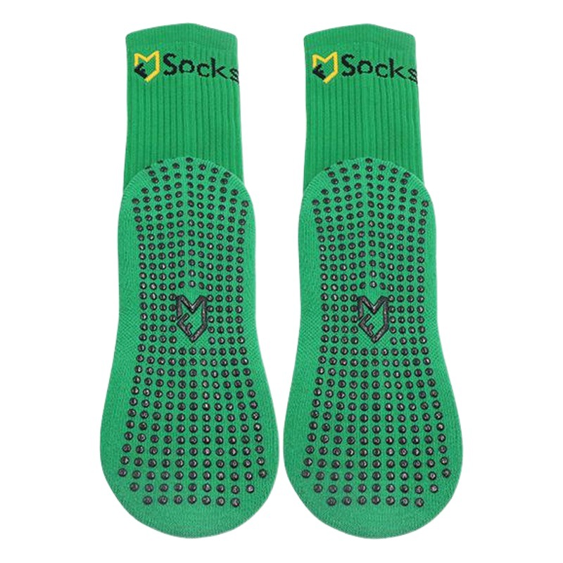 Calcetines adultos calcetines deportivos de media pantorrilla Calcetines antideslizantes engrosados Terry calcetines de fútbol transpirables resistentes al desgaste que absorben el sudor Calcetines de entrenamiento