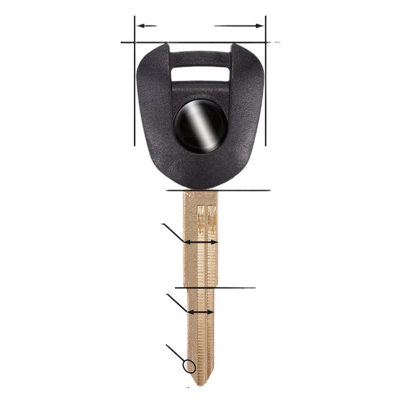 Заготовка ключа/ручки руля для мотоциклов Honda CB400, CBR600 F5, CBR1000, NC750