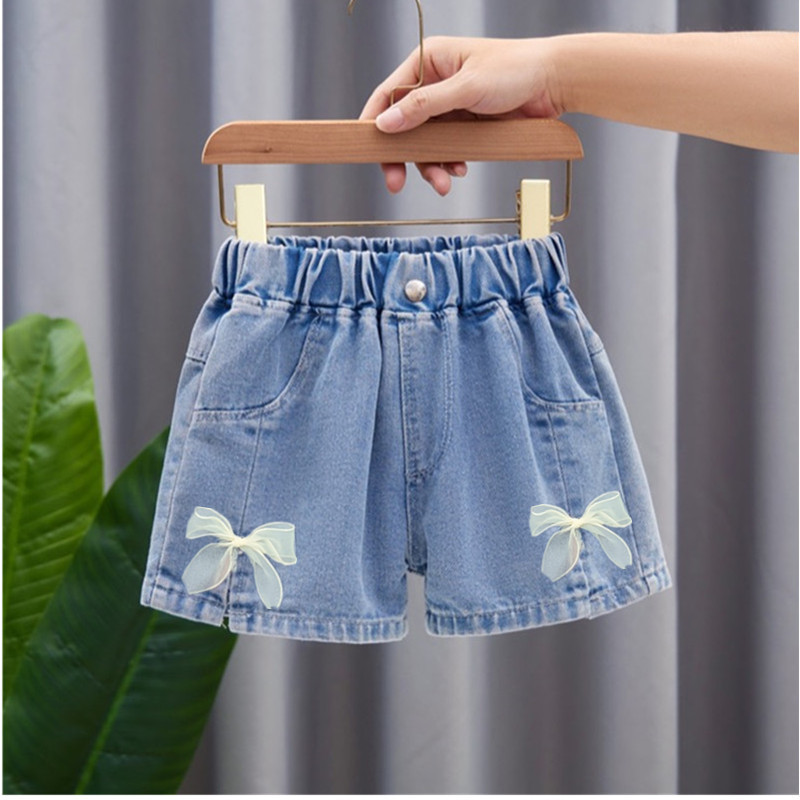Children's Denim Shorts factory wholesale girls' casual thin pants summer new children's shorts wholesale shorts