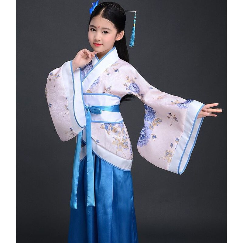 Children's Ancient Costume, Hanfu, Tang Suit, Qin Dynasty, Spring and Autumn, Warring States, Three Kingdoms, Imperial Concubine Costume, Han Dynasty Princess Ancient Performance Costume