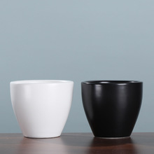 日式黑白陶瓷漱口杯马克杯茶杯无手柄酒店牙刷杯民宿洗漱杯印logo