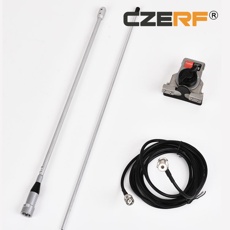 传洲电子可调频率88-108MHz 夹边式车载天线适用于15W以上发射机