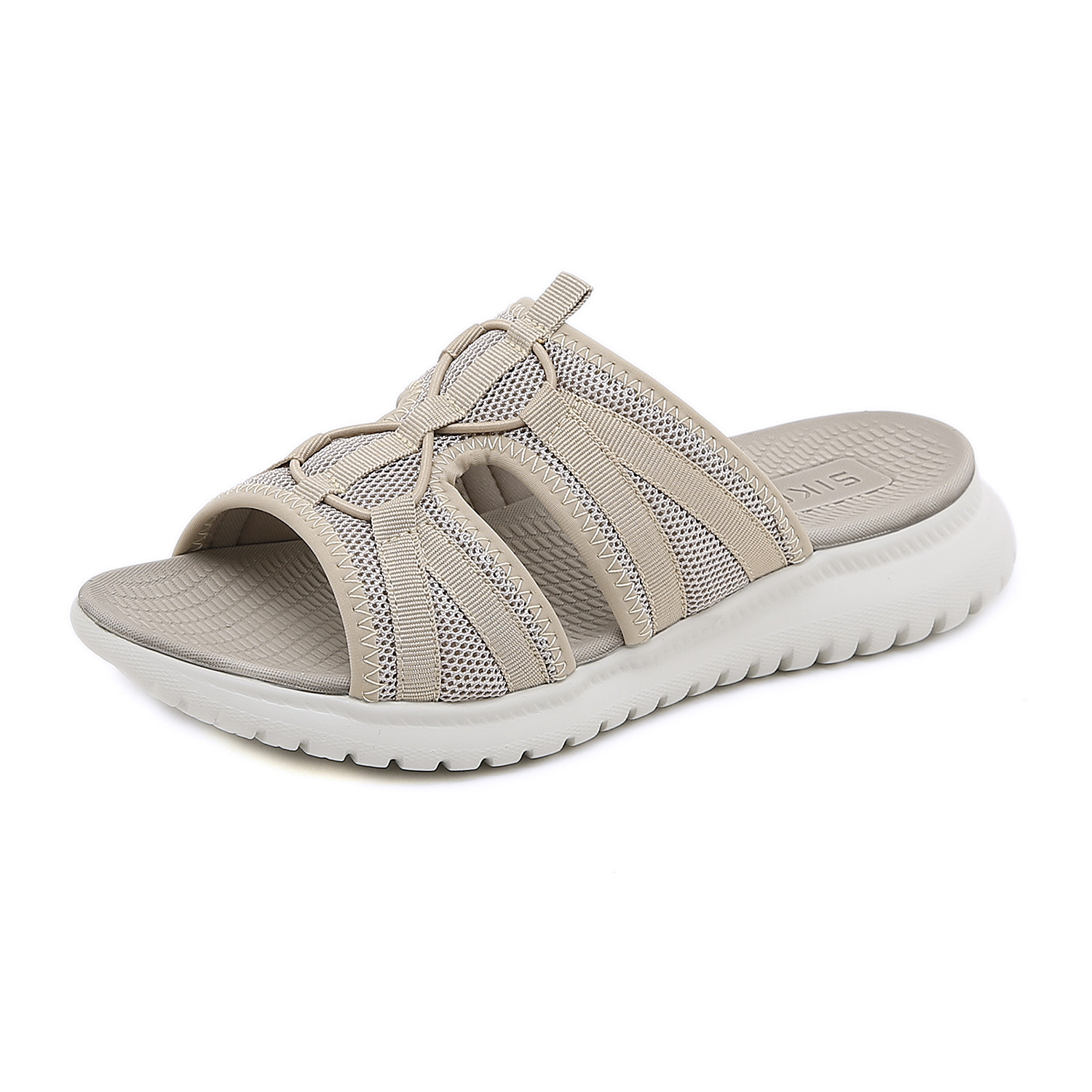 Stock H1109 - A7 Europa y los Estados Unidos 2025 nuevo deporte MD sandalinas casuales de mujer de color sólido cómodas sandalias de tamaño grande mayorista