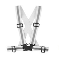 Productos transfronterizos para exteriores Correa elástica elástica reflectante Traje reflectante para correr y montar por la noche Chaleco de seguridad reflectante ajustable