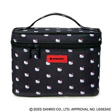现货日本附录款可爱猫咪箱型手提化妆包多动能护肤品收纳包美妆包