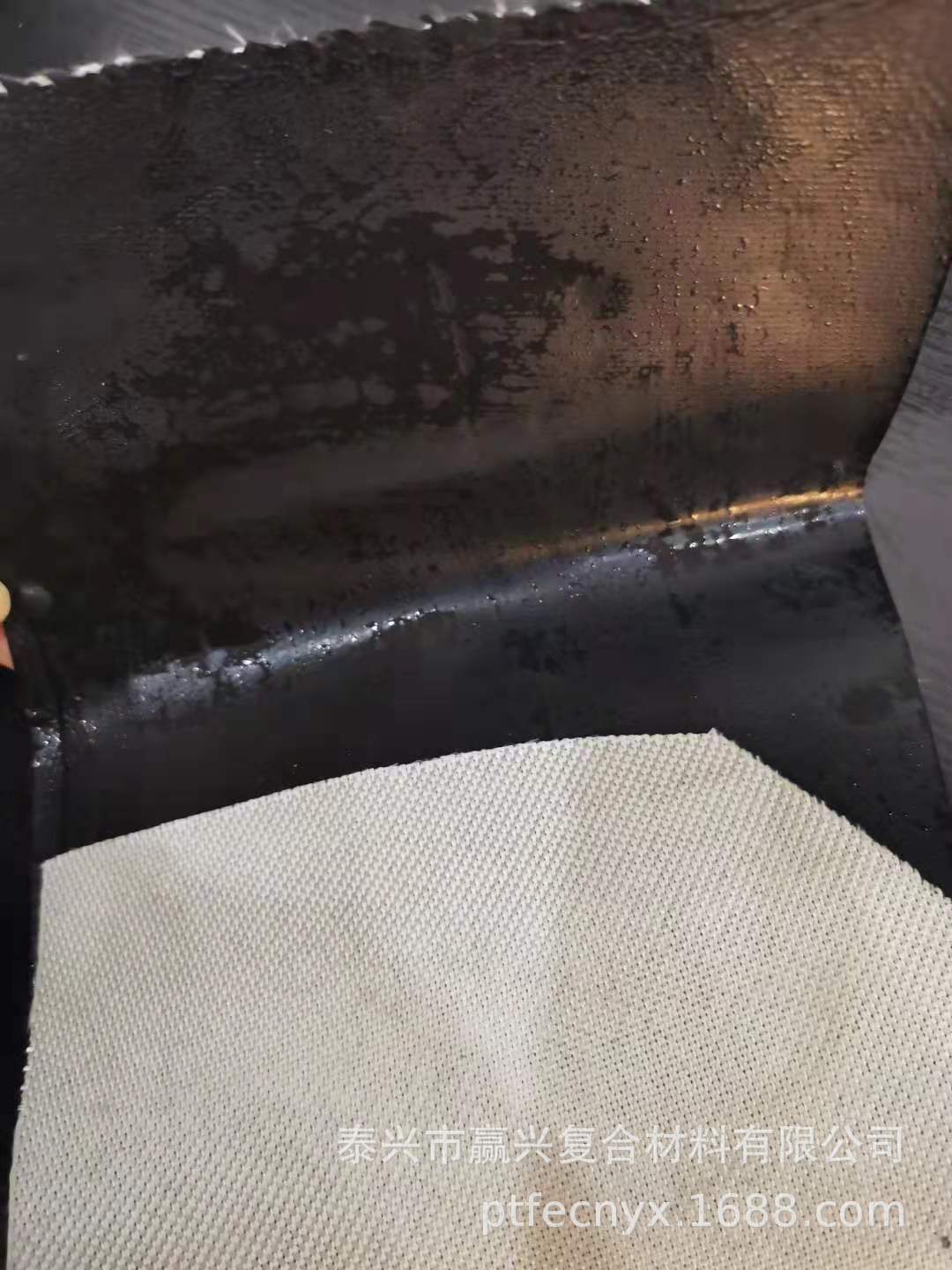 防腐蚀软连接用耐高温氟橡胶涂覆玻璃纤维布 氟橡胶高温布