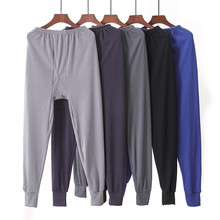 中老年保暖裤男春秋高腰打底裤男士秋裤老人棉衬裤子地摊薄款线裤