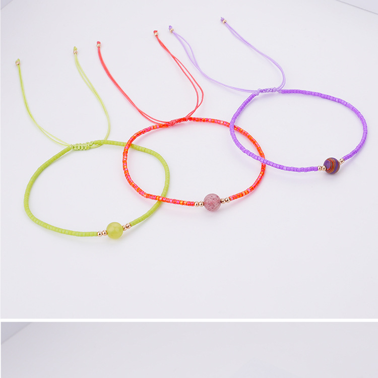 Fashion Solid Color Beaded Handmade Womenu0027S Bracelets 1 Piece