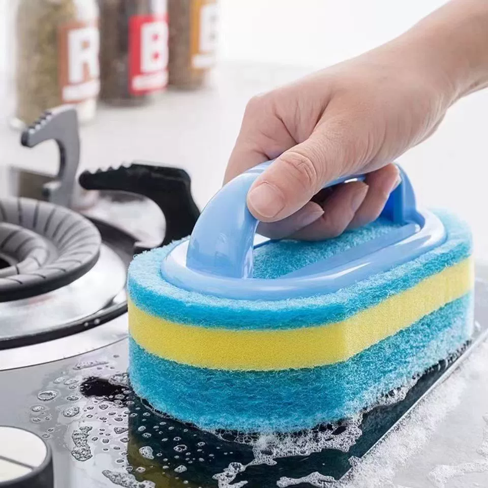 Стеклянная гигиеническая щетка для посуды