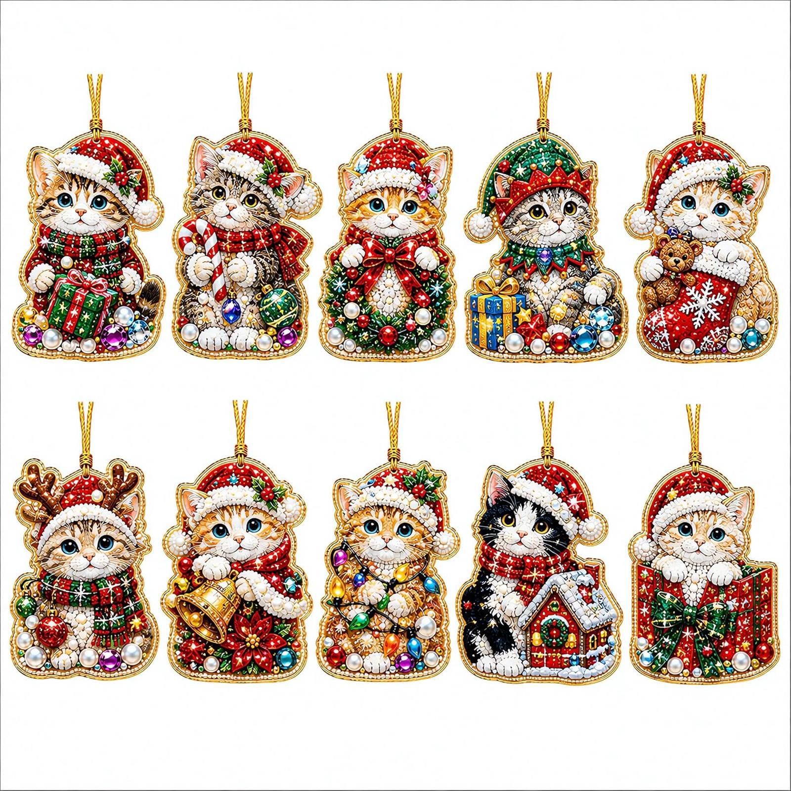 Festive Kittens – Set of 10
