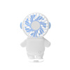 Astronaut, cartoon handheld space small air fan