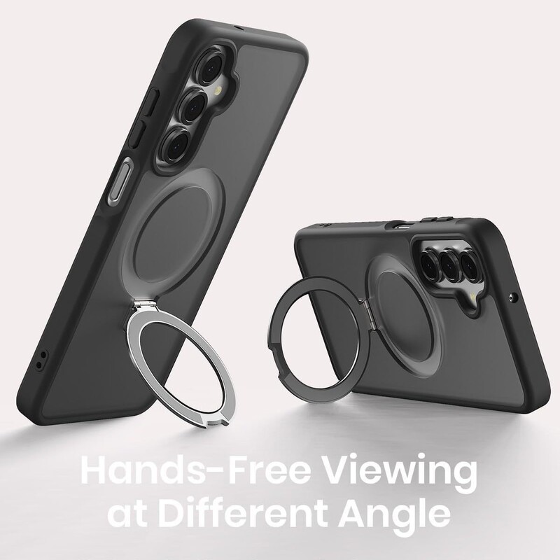 Suitable for the New Samsung A57 Magnetic Stand Phone Case, A37 Pivot Point, S27 Matte Finish, A17 Anti-Drop, A06 Protective Cover
