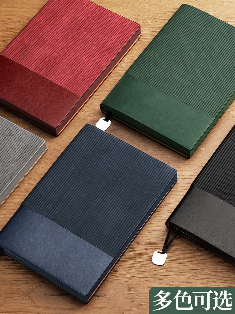 Simple de tres piezas A5 cuaderno de negocios al por mayor Bloc de notas caja de regalo cuaderno diario de oficina en stock al por mayor