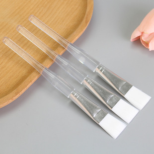 Cosmetic beauty brush crystal rod mask brush solid transparent rod film brush DIY soft brush mud coating brush