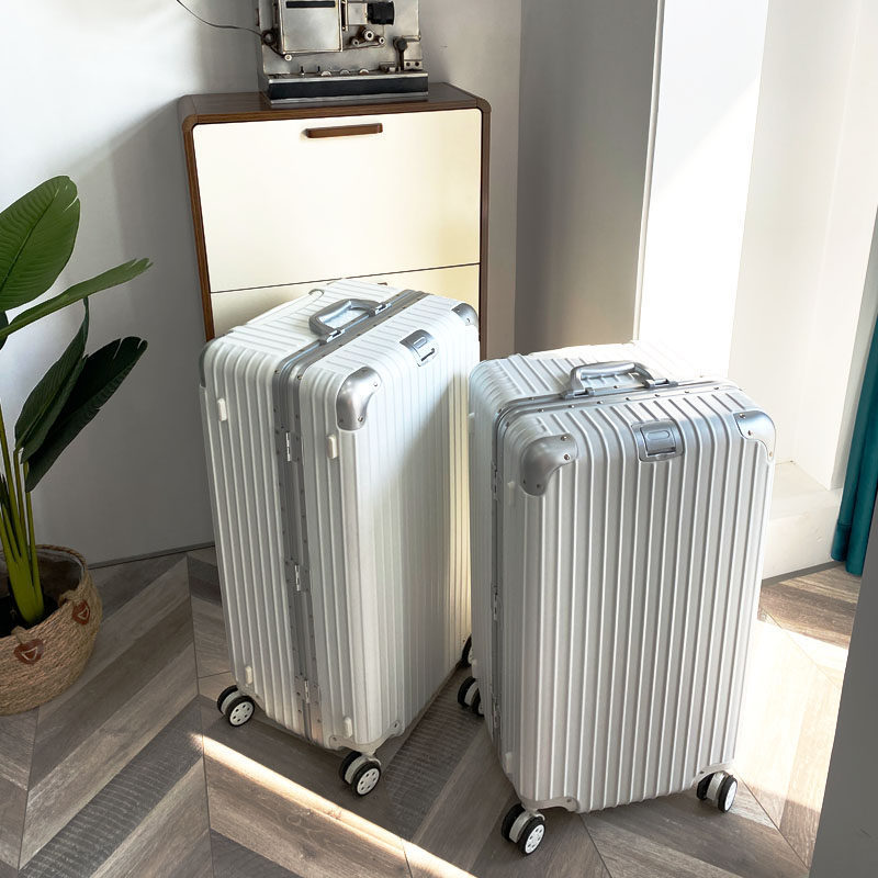 Cross-Border Extra-Large Capacity Aluminum Frame Women's Suitcase 50inch Thickened Trolley Case Student Suitcase Men's Suitcase