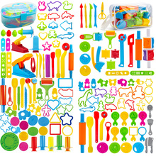 跨境亚马逊DIY烘焙模具彩泥太空沙橡皮泥模具工具套装多种模具