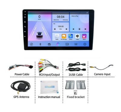 Cross-Border Special 9inch Android Large-Screen Navigation Car Player Gps Navigation Machine Suitable for Car Navigation Screens (DVD Navigation) - 264g-bq20-classic-version-9inch