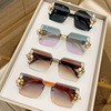 Fashionable advanced brand sunglasses, sun protection cream, high-quality style, 2023 collection, UF-protection, fitted