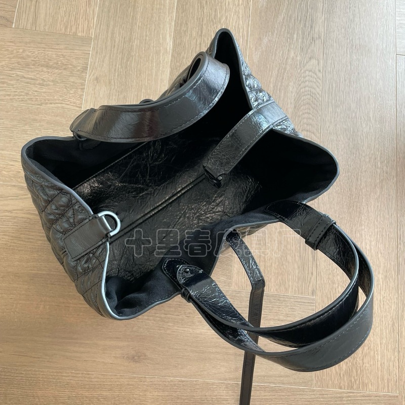 原厂皮D家toujours中号购物袋tote大菱格单肩斜挎子母包托特包|undefined