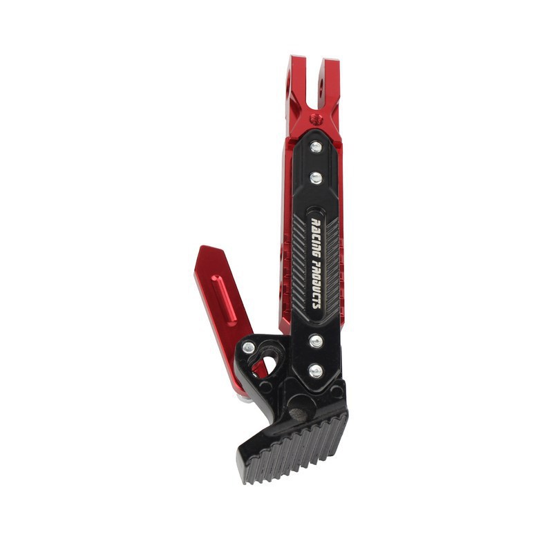 Cross-border best-selling motorcycle modification accessories: CNC aluminum alloy adjustable parking side stand with anti-slip support