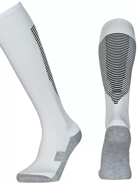 Striped Long Football Socks, Towel Bottom Football Socks, Long Adult Non-Slip Sports Socks, Over-The-Knee Children's Football Socks