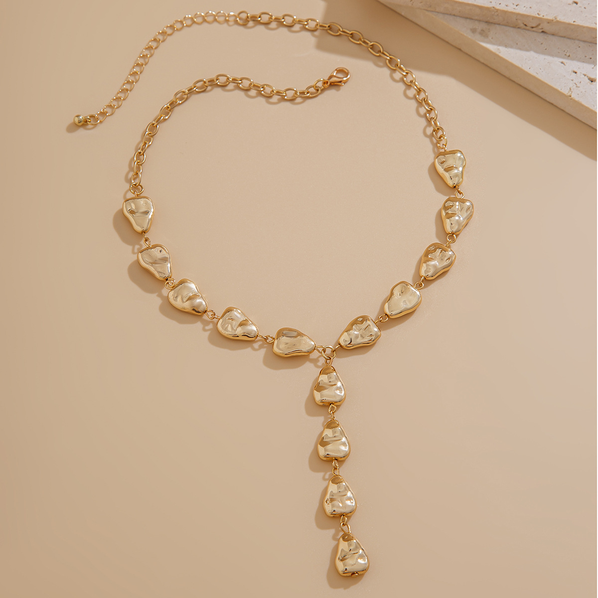 CCB, Alloy Material Simple Style Classic Style Solid Color CCB Alloy Wholesale Pendant Necklace
