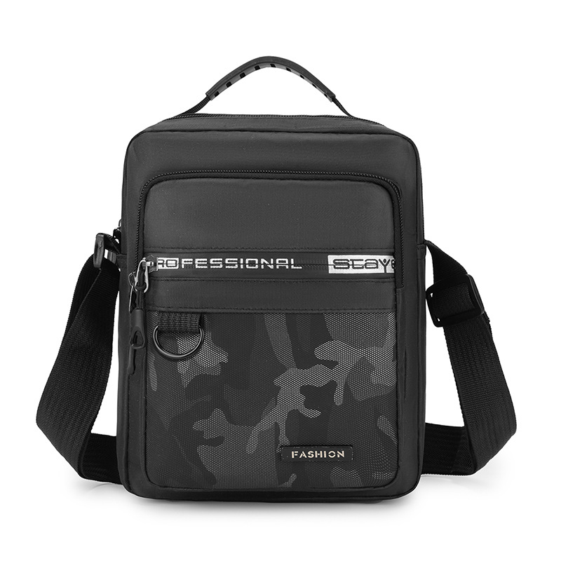 Bolso de mensajero al aire libre simple coreano Bolso de hombro de gran capacidad para hombres de moda Bolso de todo fósforo duradero para viajes de negocios