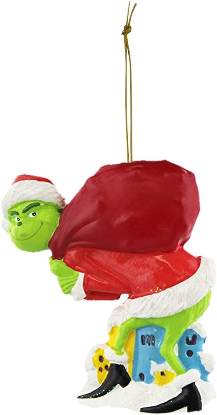 Grinch transfronterizo monstruo de piel verde árbol de Navidad colgante Grinch acrílico artesanía decoración de Navidad colgante