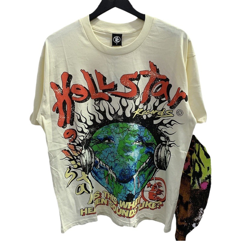 2023 verano nuevo estilo marca de moda europea y americana para hombres y mujeres con el mismo estilo suéter suelto camiseta de manga corta adolescente casual tee