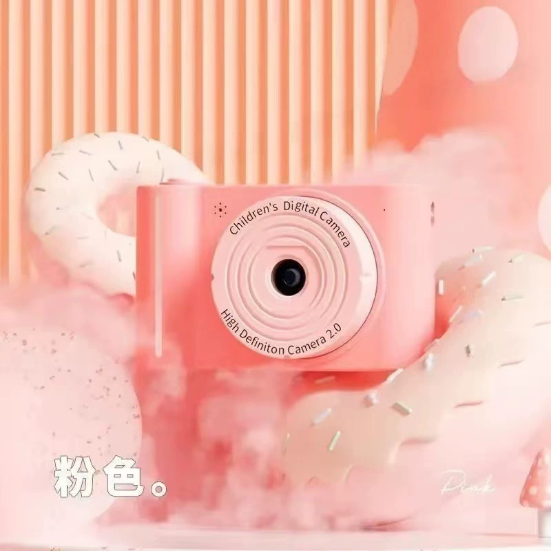 Retro digital camera, cards for students