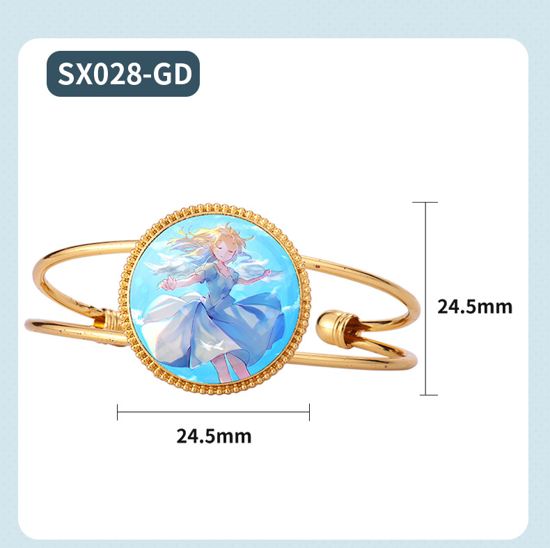Lady Geometric Alloy Bangle 1 Piece