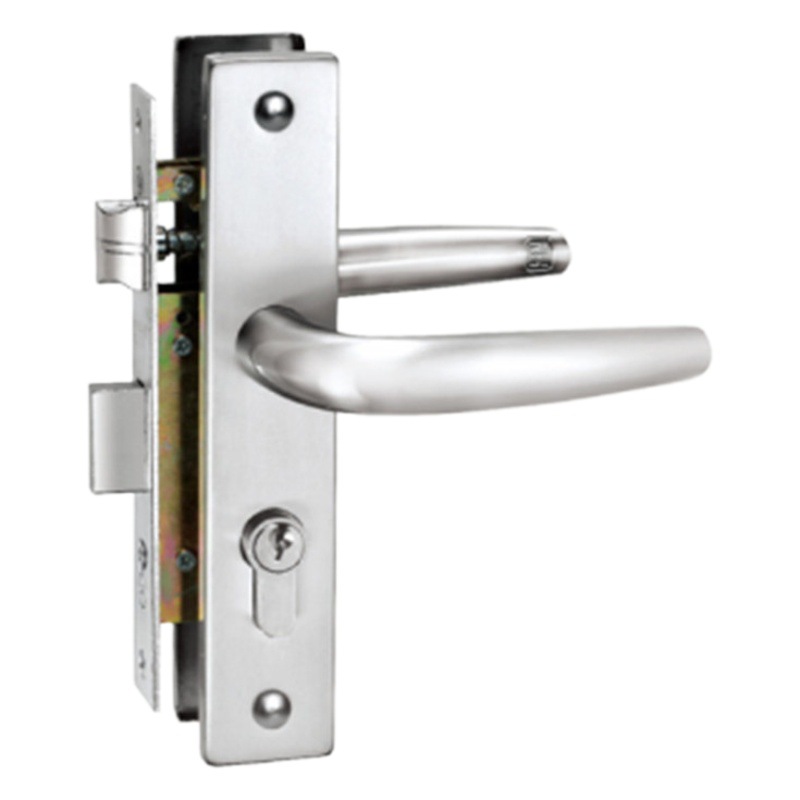 Capitán marca sur de China C9500 manija de puerta plana manija de puerta puente roto puerta cerradura de acero inoxidable puerta manija