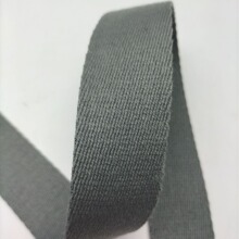 2CM宽涤棉斜纹织带中灰色2.5cm仿棉斜纹箱包带32mm肩包带大量现货