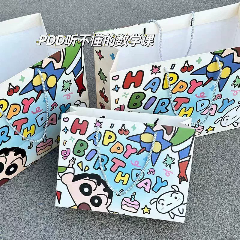 Упаковочная сумка большой емкости, подарок на день рождения, жесткий картон, ручная роспись, сумка, дорогая маленькая новая сумка, подарок на день рождения с рисунком