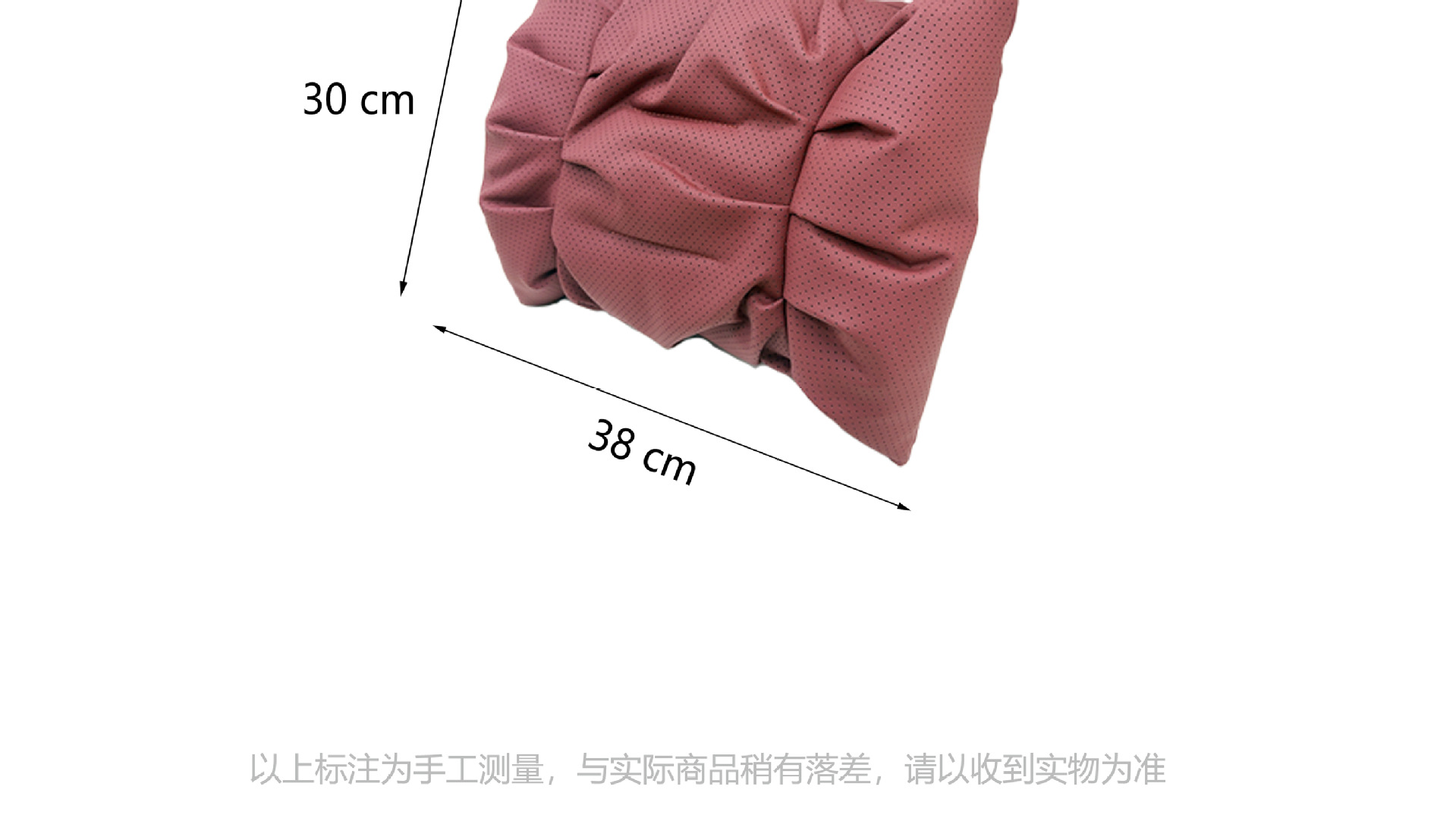 Amazon Car Headrest Premium Anti-Stain Leather Bubble Cotton Car Pillow Breathable Ventilated Car Lumbar Cushion Waist Support