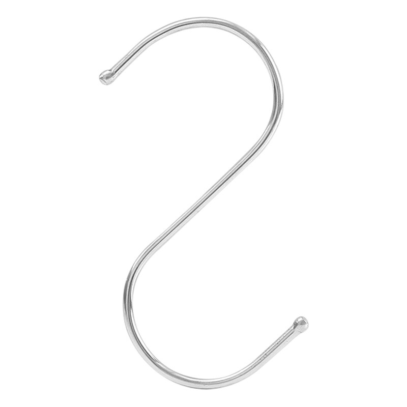 Multi-use 410 stainless steel S-hook wall hanging bathroom kitchen S-hook cabinet door door S-hook small hook