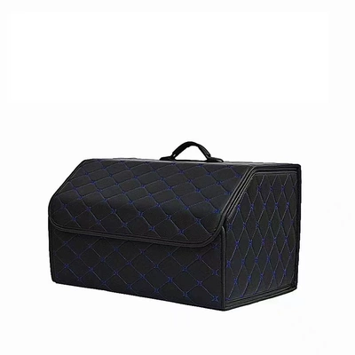 Car storage bag/box — and Removable Storage Box - black-blue-line-extra-large-653030cm