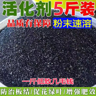 Soil Activator Wholesale Kilogram Activated Treasure Kilogram Black Water Powder Potassium Humate Nutrient Solution Plant Flower Fertilizer Li Zhi