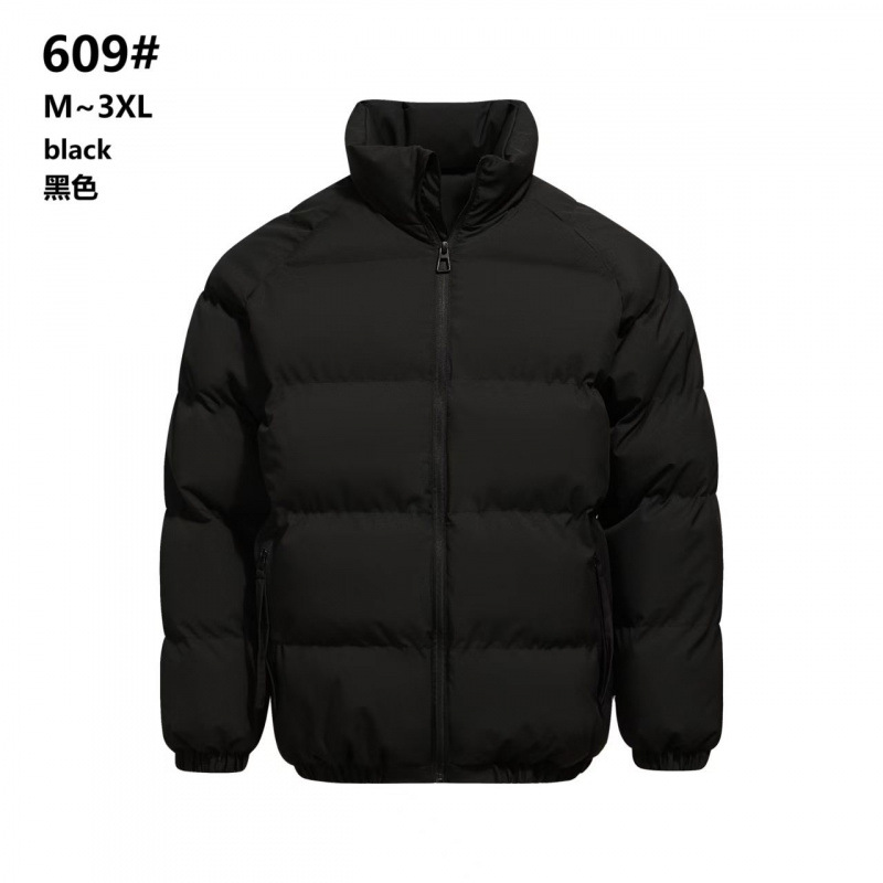 Stand-collar color-blocked cotton jacket, popular cross-border product, men's and women's thickened warm winter cotton coat, foreign trade wholesale trendy cotton-padded jacket